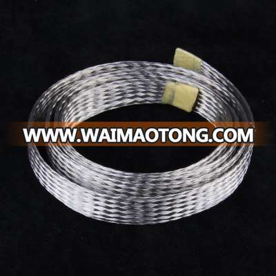 12MM Stainless/Tinned Copper Braid Braided Stainless Woven Sleeve