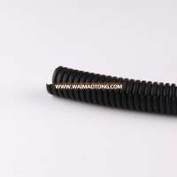 Plastic pvc single wall hdpe pe nylon electrical corrugated flexible pipe